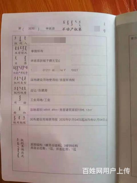 赤峰市林西县工业园区内新建工厂出售/出租的图片