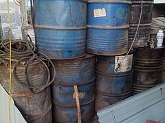 出售360斤柴油大铁桶