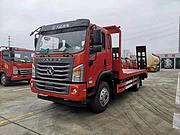 黔南湖北大运10吨平板车 厂家直销 挖掘机运输车