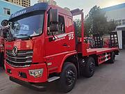 东风前四后四平板车  平板车拖板车定制  拖20吨挖车平板车