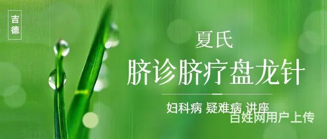 夏氏脐诊脐疗盘龙针研修班招生简介的图片