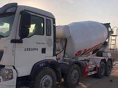 轻量化豪沃二手搅拌车 国五 12方 德国曼发动机
