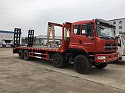 东风后八轮15吨挖机平板车带随车吊 平板车价格