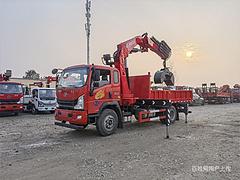 重汽豪曼4500轴距折臂抓斗车 特价现车供应