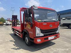 国六重载型拉挖机平板车  工程机械转运车  全国送车