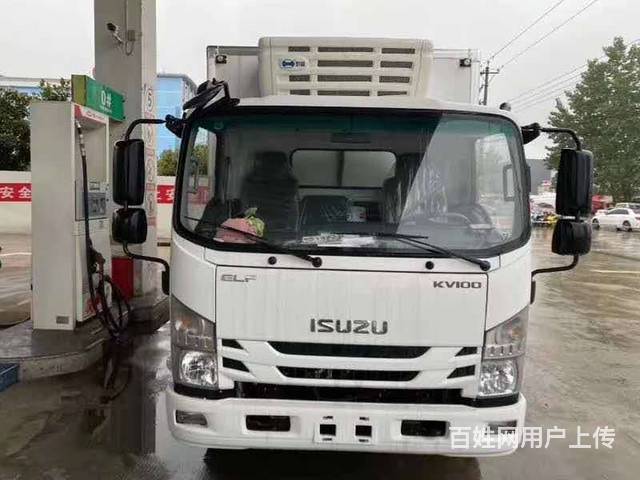 (国六)庆铃五十铃kv100蓝牌4.2米冷藏车