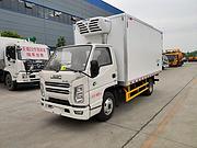 蓝牌江铃4.2米国六冷藏车海鲜肉类冷藏车 配置参数