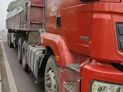 陕汽德龙 半挂车 标箱 国5