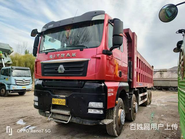 21年重汽汕德卡8米自卸车540马力 全车原版的图片