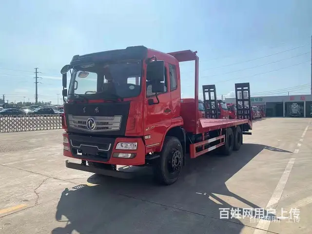 国六后八轮东风平板车 各品牌大小应有尽有的图片