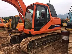 纯土方挖机斗山150挖掘机二手挖掘机转让