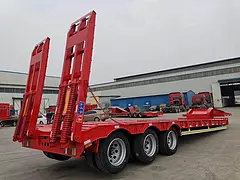 订做挖掘机平板运输车
