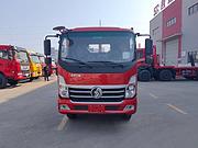 重汽王牌平板车　拉8吨10吨挖机收割机拖车　包送车
