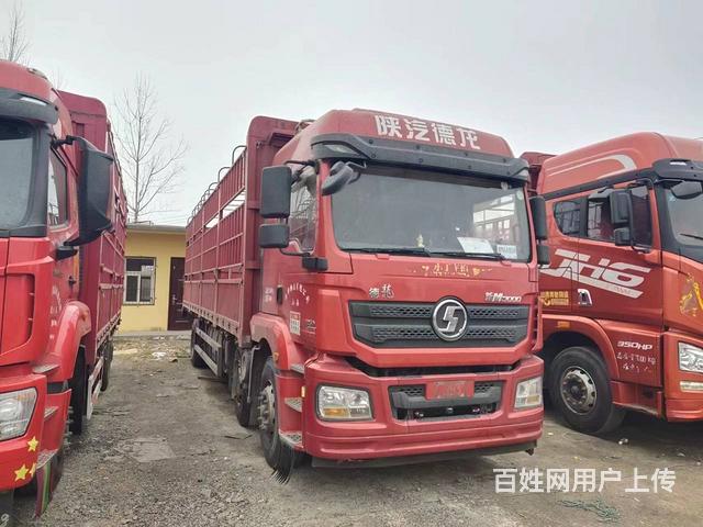 出售二手陕汽德龙新M3000 9.6米高栏 国5的图片
