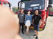 山区版3米9轴距东风单桥180马力挖机拖板车平板车