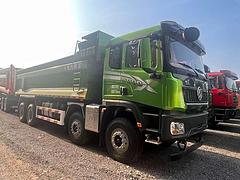 陕汽德龙国六库存积压新车重载8米环保渣土自卸车