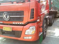 便宜出售二手东风天龙，欧曼半挂牵引车，定制全新挂车