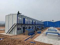 洛阳搭建岩棉活动房 吉利工地用彩钢房