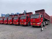 出售19年解放J6P轻型前四后八自卸车，货箱6米8