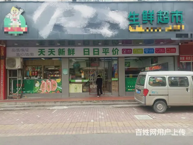 【易转免费推荐】市区繁华地段小区旁边营业中生鲜超市转让的图片