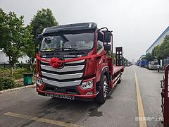 吉安福田单桥平板运输车 玉柴200马力拉150挖机拖车