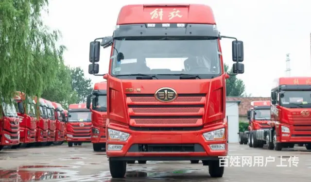 解放载货车/卡车/ 高栏/栏板/，牵引车半挂车，的图片