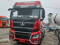 485马力二手三一牵引车 国六 双驱全车铝合金钢圈