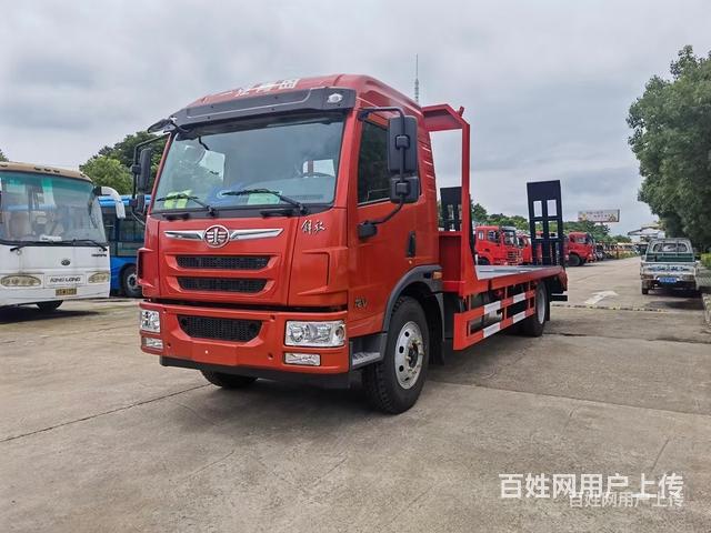 国六拉150拖板车 工厂直销的图片
