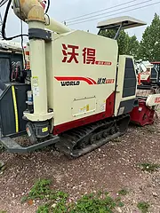 出售沃得履带式收割机，110马力