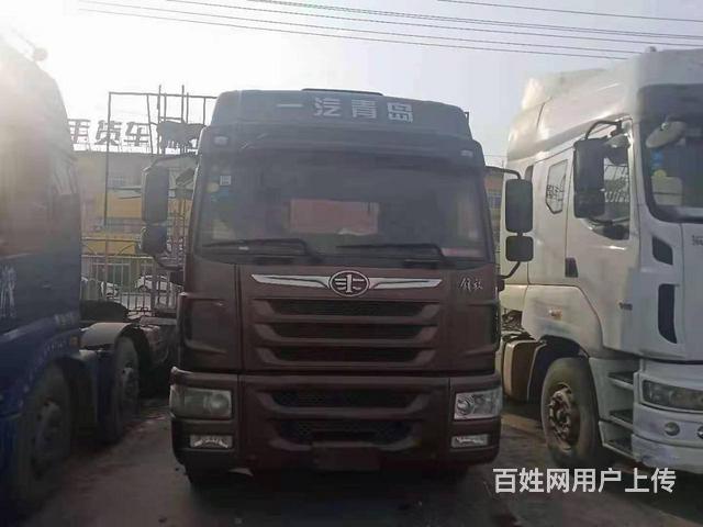 二手解放悍威牵引车转让 锡柴国五375马力双驱轻体的图片