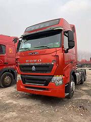 双驱轻体二手豪沃牵引车 国五540马力德国曼发动机