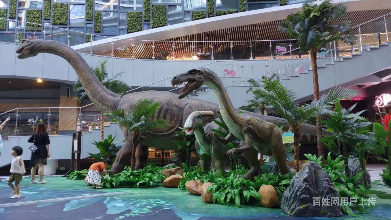 大型暖场活动仿真模拟侏罗纪恐龙展楼盘商场活动道具