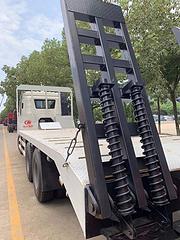 厂家出售 拖150挖机拖车 解放J6单桥平板车