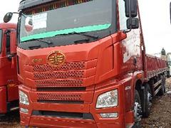 解放前四后八 平板车 460潍柴国五9.6米箱