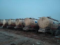 石家庄植物园二手罐车7台17年42方单仓盛润罐车