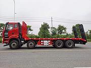 挖机运输车  拉250挖机拖车  拖勾机平板车