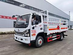 东风蓝牌仓栏二类气瓶运输车4.2米燃气罐运输车