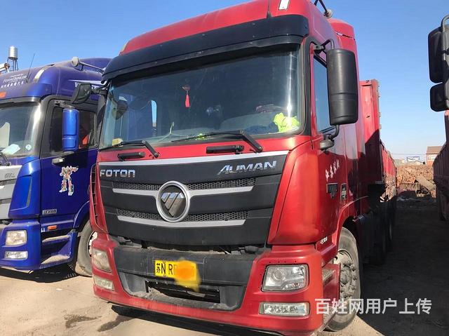 17年430欧曼GTL超能双驱13米徐州华邦高栏车的图片