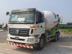 烟台 二手欧曼搅拌车 大14方 国五 后八轮搅拌车