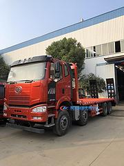 出售解放前四后八平板车  解放前四后八平板车  拉40吨挖机