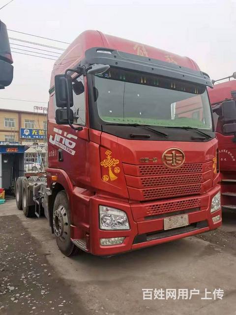 出售二手解放牵引车，400马力，国五，双驱轻体，的图片