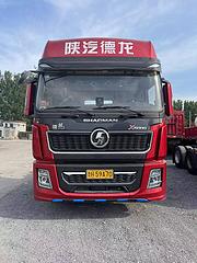 21年二手德龙牵引车 550马力 国五 双驱带液缓