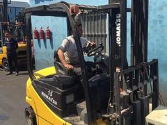 原装进口二手丰田电动叉车价格/仓储堆高搬运叉车