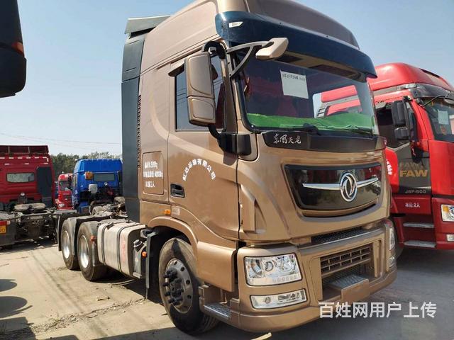 转让18年8月天龙旗舰牵引车560马力可分期付款。的图片