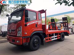 国六东风D1  拉10吨货物不超载的平车拖车 国六排放钩机拖