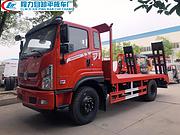 国六东风D1  135挖机平板运输车 拉10吨不超载 拉15