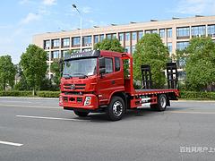 单桥230马力挖机平板拖车 拉15吨挖机拖板车 特价现车