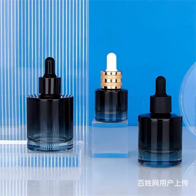 精油玻璃瓶烤漆加工厂家 - 图片 1