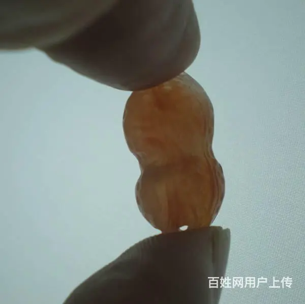保山南红玛瑙花生吊坠 - 图片 3