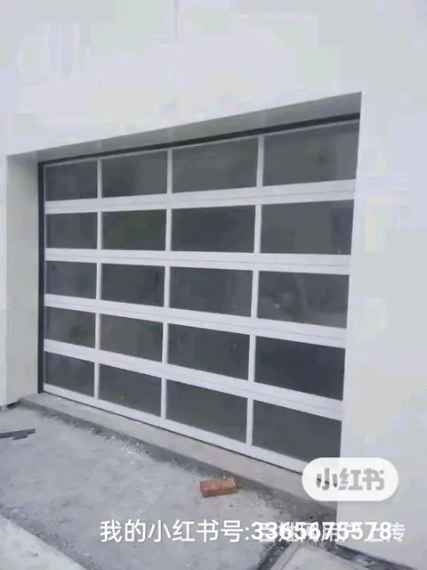 专业生产电动车库门，电动卷帘门，玻璃感应门，透视门 - 图片 1